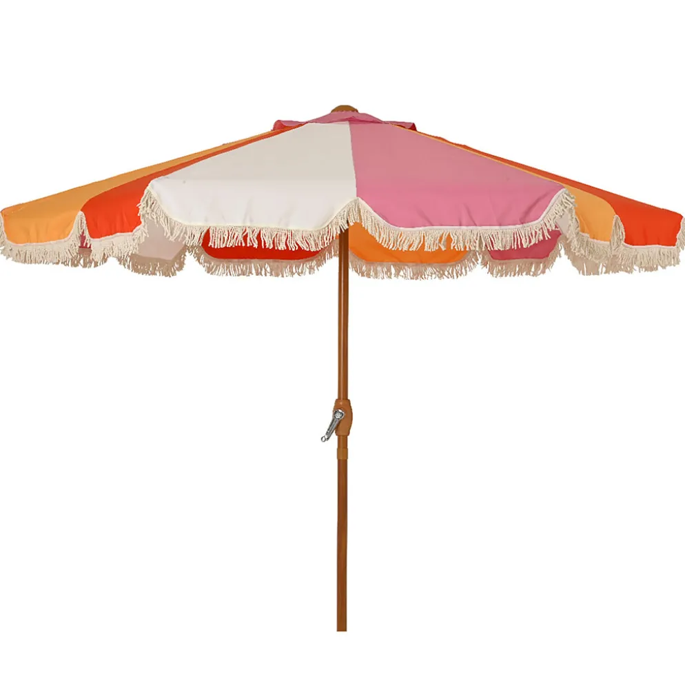 Parasol en tissu multicolore d220xh210cm
