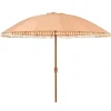 Parasol en tissu rose d250xh235cm