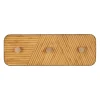 Patere 3 crochets en bambou et sapin naturel - Saori