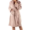 Peignoir en tissu mauve pâle 116cm