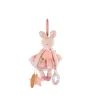 Peluche d'activité à suspendre souris en coton rose - La petite école de danse