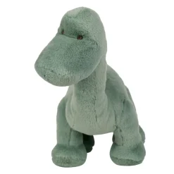 Peluche dinosaure en tissu vert 25cm - Songes
