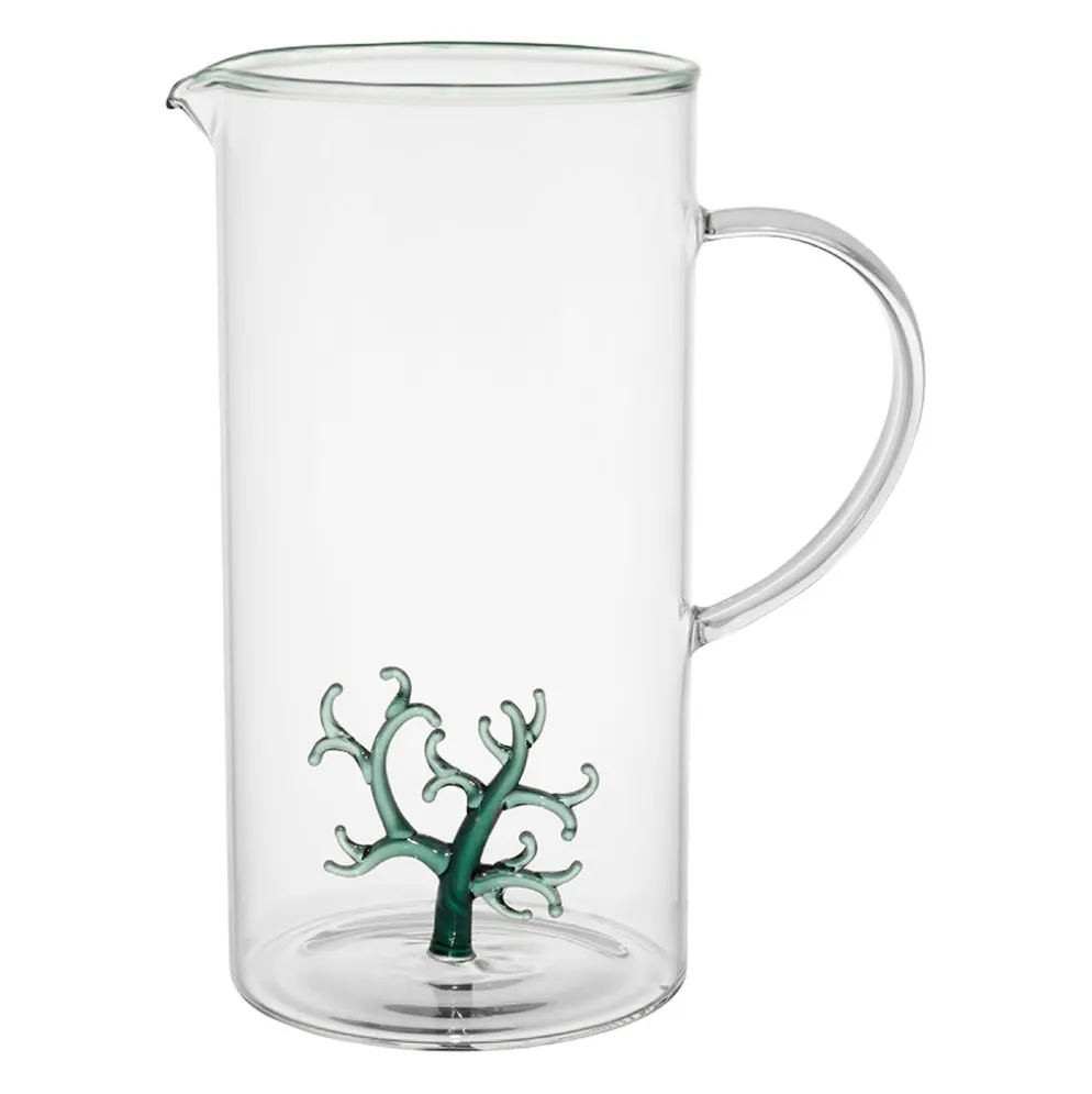 Pichet corail en verre 1.3L - Océan