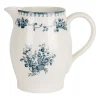 Pichet en faïence bleu ancien 1.3L - Faustine
