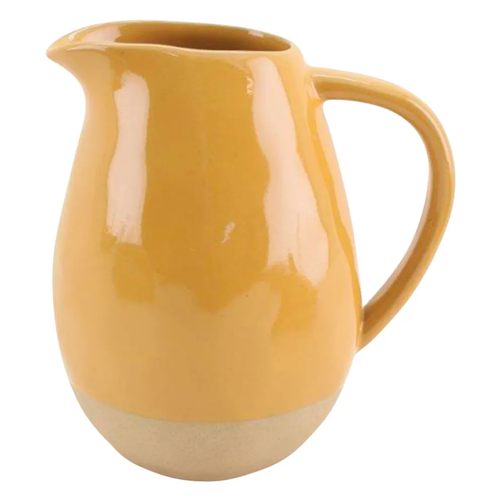 Pichet en grès curry 1.9L - Jade