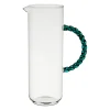 Pichet en verre borosilicate émeraude 1L - Colorea
