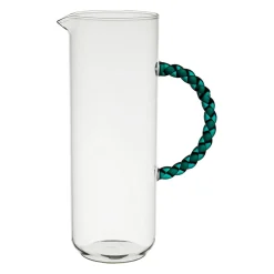 Pichet en verre borosilicate émeraude 1L - Colorea
