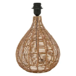 Pied de lampe en rotin h35cm E27 - Brasil