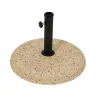 Pied de parasol en ciment et sable d45cm