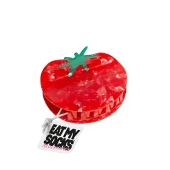 Pince à cheveux tomate rouge