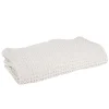 Plaid en coton couleur lin 240x260cm - Tempo II