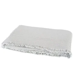 Plaid en coton naturel 130x190cm - Vanly
