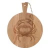 Planche a découper crabe en acacia naturel 40x50cm - Dalbert