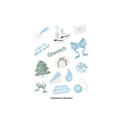 Planche de stickers pour gourde isotherme - Cozy winter