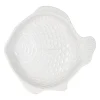 Plat à four en grès blanc 32x30cm - Pisca