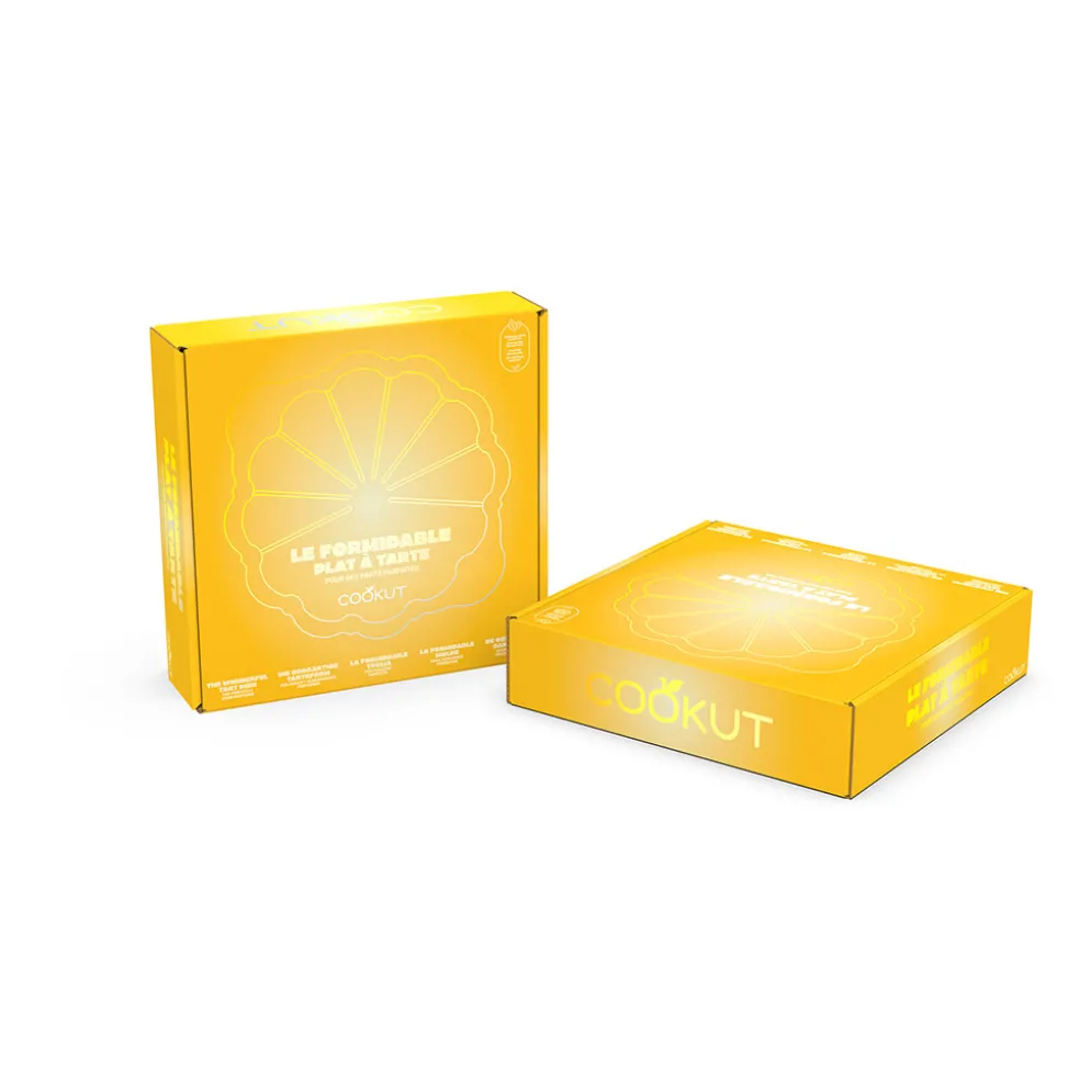 Plat à tarte avec couteau en aluminium mangue - Formidable