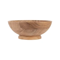 Plat en acacia naturel d24xh9cm - Dalbert