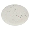 Plat ovale en grès terrazzo 30x23.3m - Famille
