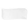 Plat rectangulaire en porcelaine blanc d32cm - melody