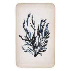 Plateau en fer bleu marine 15x25.5cm - Estran
