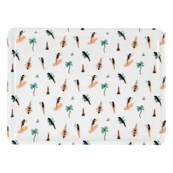 Plateau en fer multicolore 40x30cm - Palma