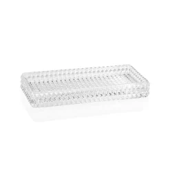 Plateau en verre 27.5x13.5cm - Diamond