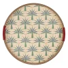 Plateau rond en panneau de bois multicolore d35cm - Mocoa