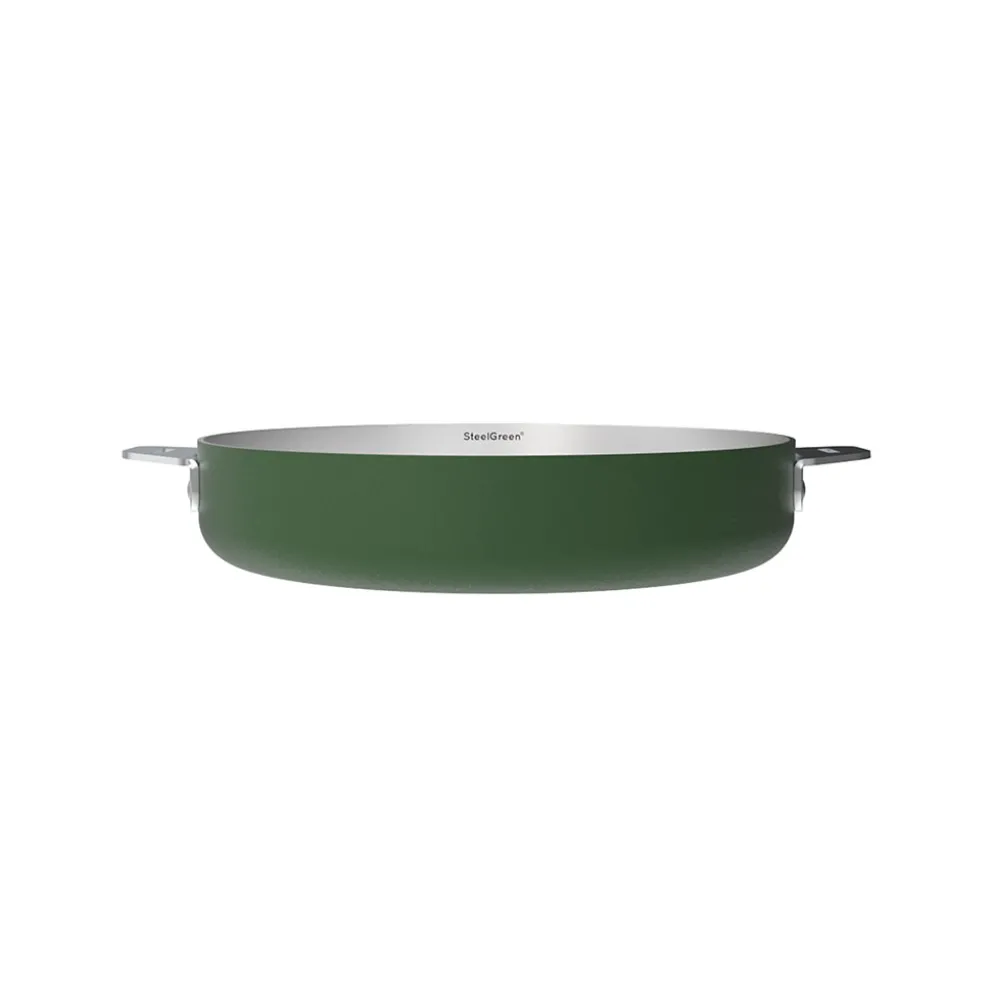 Poêle en inox fougère d24cm - La Merveilleuse
