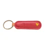 Porte clés "mamie" effet cuir corail - Ella