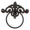 Porte serviettes mural en fonte brun - Module