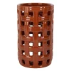Porte ustensiles en grès terracotta moucheté h20cm - Organic