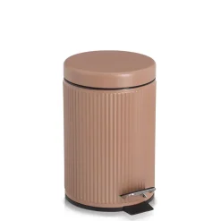 Poubelle en métal moka 3L