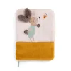 Protège carnet de santé en coton 18x23cm - Trois petits lapins