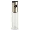 Pulvérisateur d'huile ou vinaigre en verre et acier inoxydable h18cm