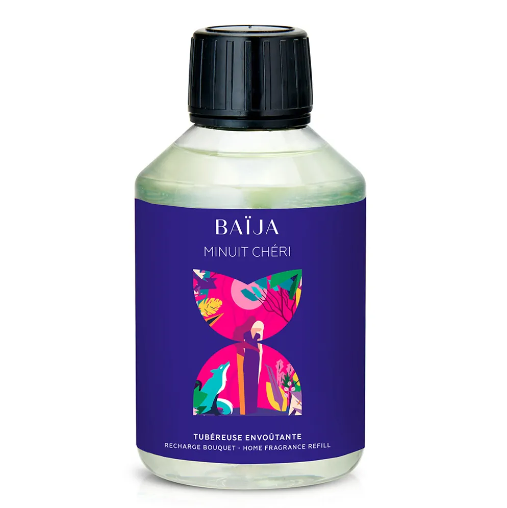 Recharge pour bouquet parfumé tubéreuse et jasmin suave 200ml - Minuit chéri