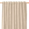 Rideau en coton craie avec ruflette 135x300cm - New delhi