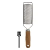 Râpe en inox et bois naturel et brosse - Ablis