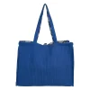 Sac en coton matelassé indigo - Flaura
