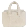 Sac isotherme en tissu bouclette écru - Funky