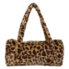 Sac week-end en fausse fourrure léopard beige et brun - Félien