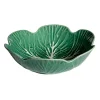 Saladier chou en céramique vert d22cm