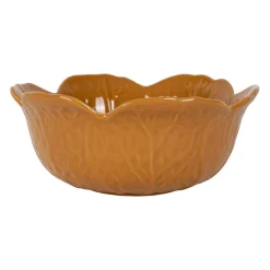 Saladier chou en grès curry d27cm - Chou