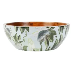 Saladier en acacia vert d30cm - Passiflore
