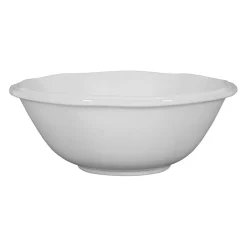 Saladier en faïence blanc d28.5cm - Darcy