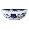 Saladier en grès indigo et blanc d20cm - Bellagio