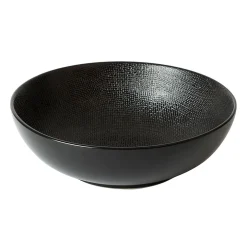 Saladier en grès noir - vesuvio