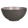 Saladier en grès vieux rose et anthracite d26cm - Jade
