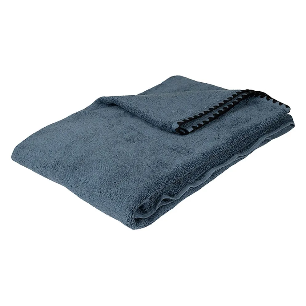 Serviette de bain en coton turquin 140x90cm - Issey
