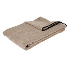 Serviette de bain en coton couleur lin 70x130cm - Issey