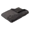 Serviette de douche en coton granit 90x140cm - Issey